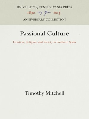cover image of Passional Culture